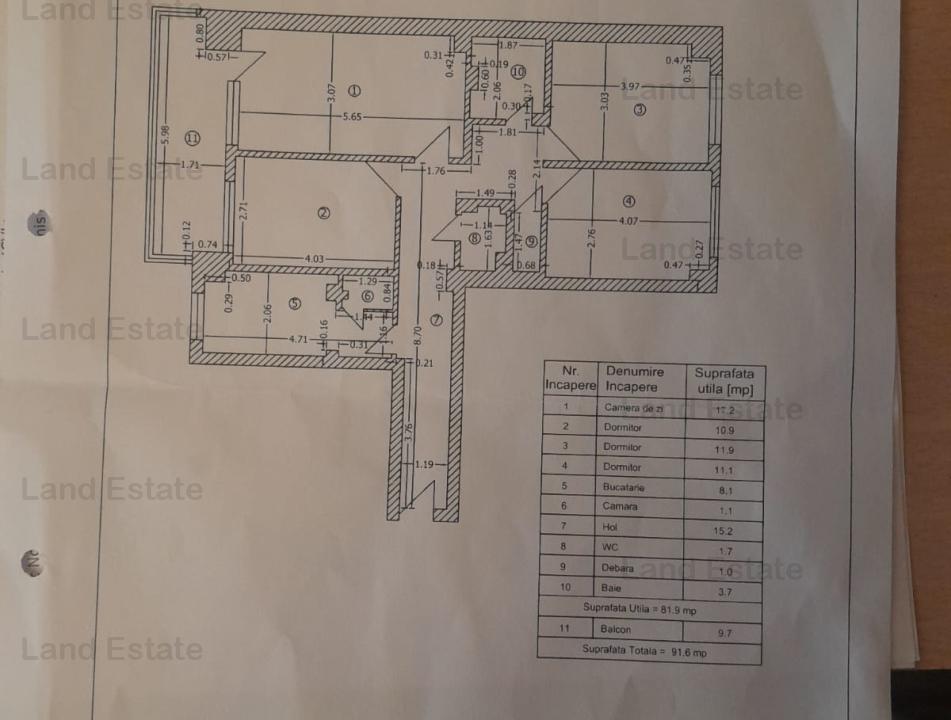 4 CAMERE ION MIHALACHE -TURDA ( 1980 )