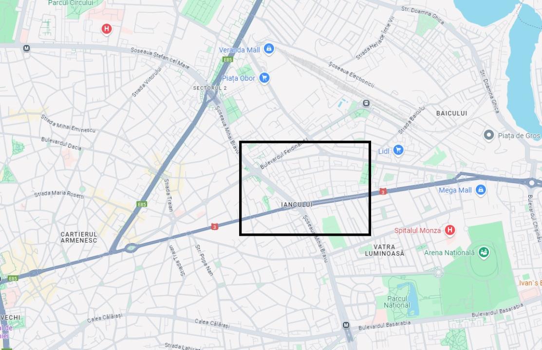 3 camere cu centrala la 600m de metrou Iancului