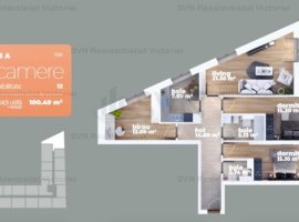 Vanzare  apartament  cu 4 camere  decomandat Bucuresti, Titan  - 121300 EURO