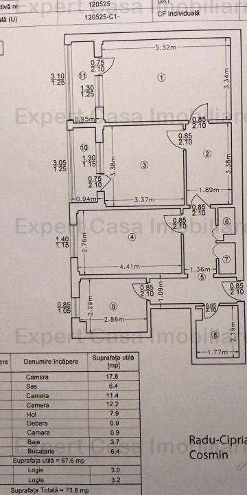 Apartament 3 Camere Mircea Cel Batran