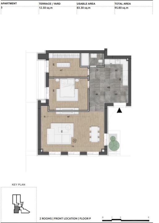 Apartament 3 – Spațiu versatil cu intrare separată