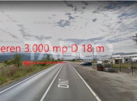 Teren intravilan 3000 mp deschidere 18 m DN7 in Talmaciu zona Faurecia