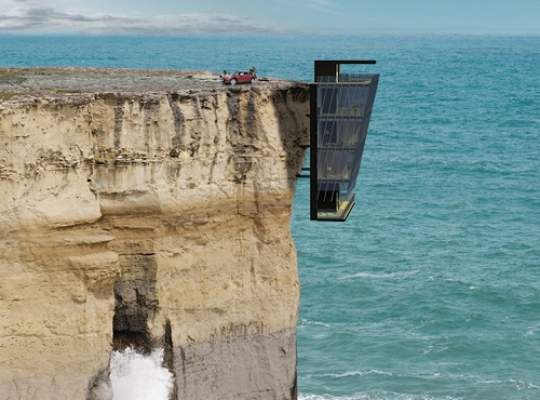 O casa din Australia a fost construita pe marginea unei prapastii