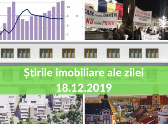 Revista Presei Imobiliare - cele mai importante stiri ale zilei 18.12.2019