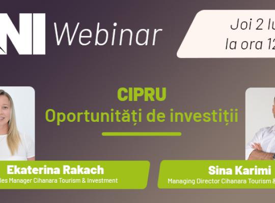 Webinar TNI:  Cipru- Oportunități de investiții!